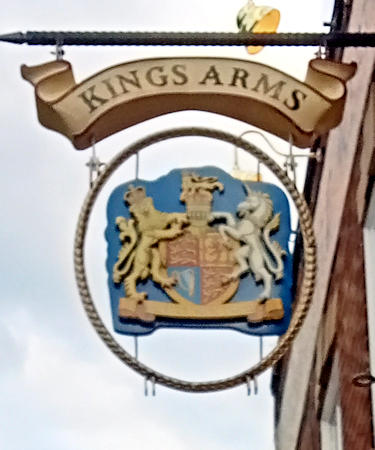 King's Arms sign 2024