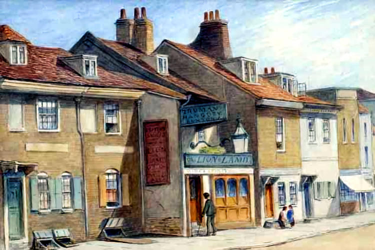 Lion and Lamb painting