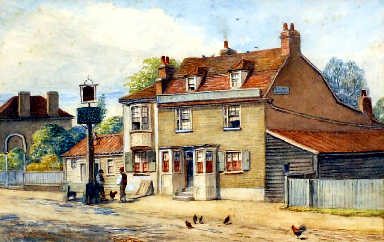 Plume of Feathers painting 1870