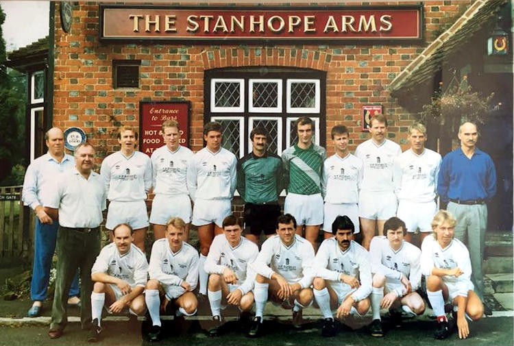 Stanhope Arms football 1987