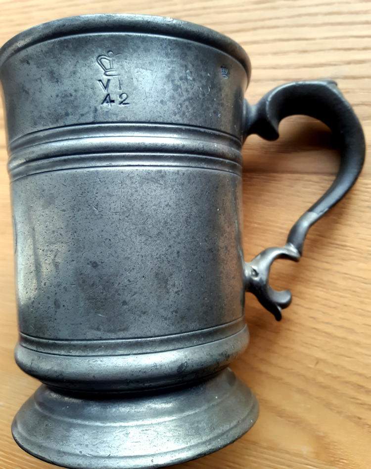 Victoria pewter mug
