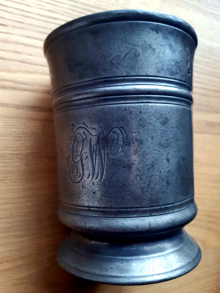 Victoria pewter mug