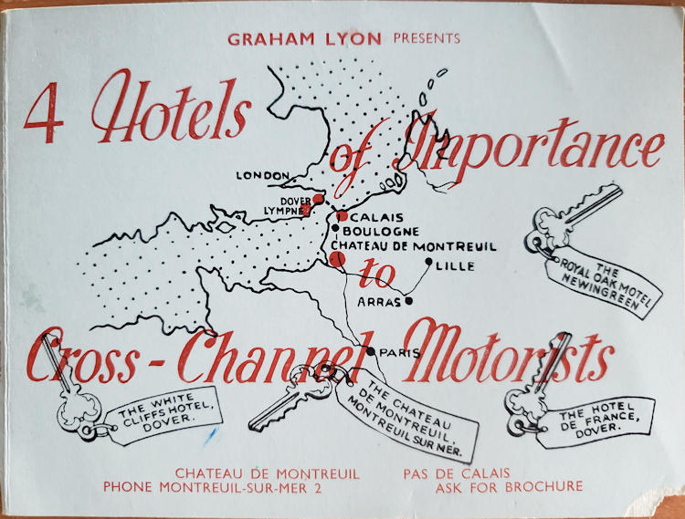 White Cliffs Hotel Card 1960s