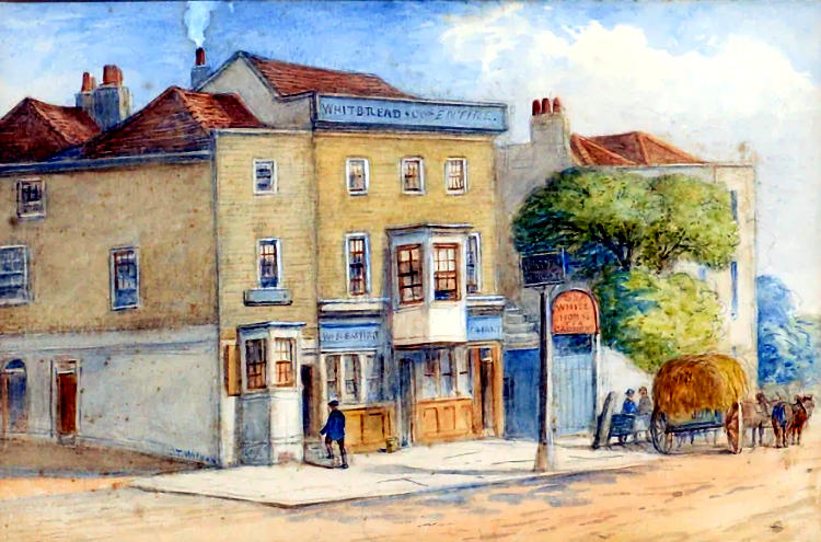 White Horse painting 1870