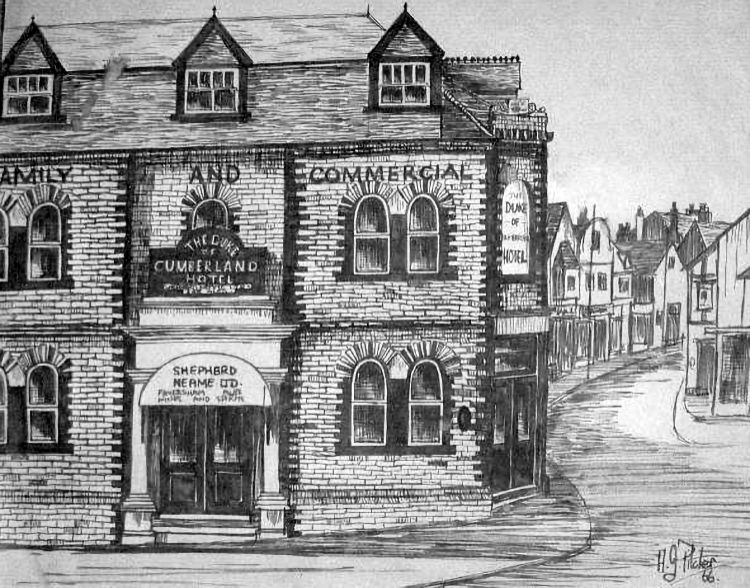 Duke of Cumberland drawing 1966