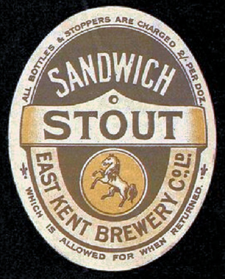 East Kent Brewery label 1912