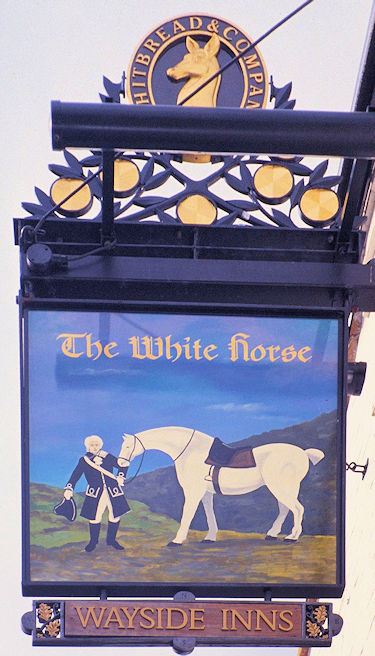 White Horse sign 1990