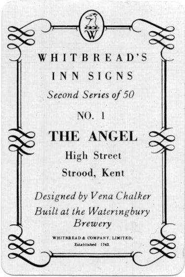 Angel card 1950