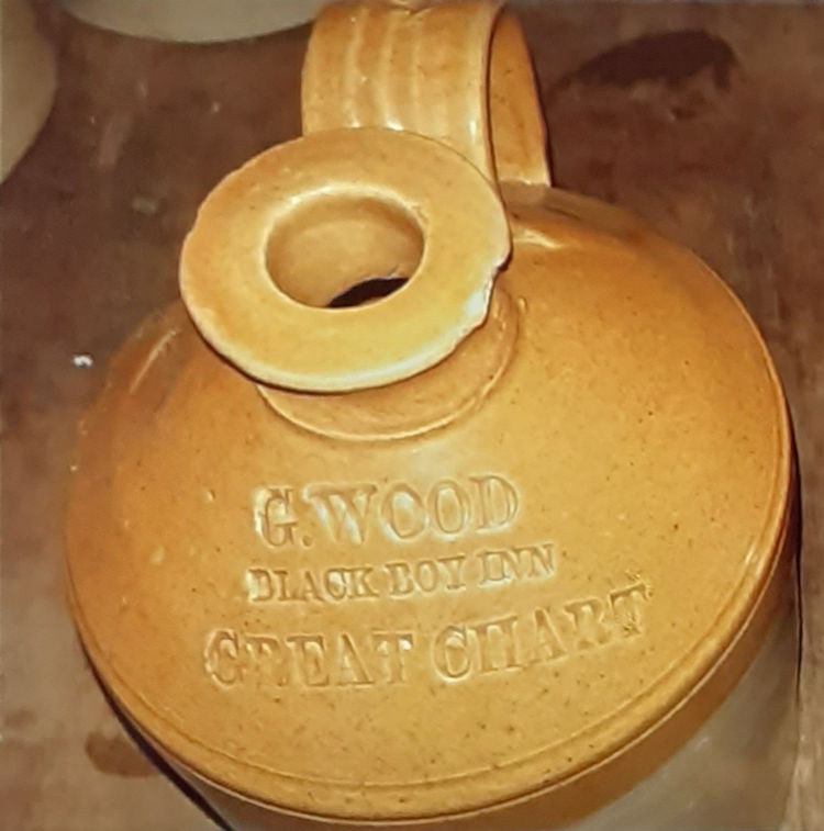 Black Boy Inn flagon 1860