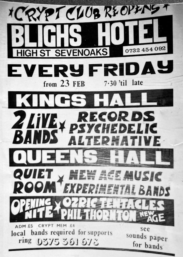 Bligh's Hotel advert