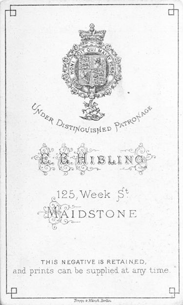 Chequers licensee card 1900