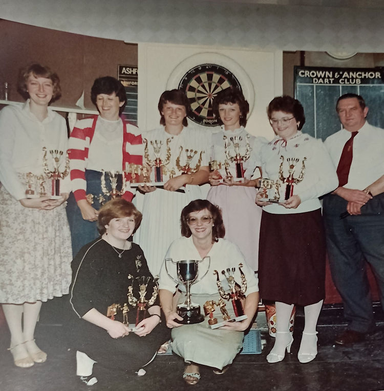 Crown and Anchor ladies darts 1980s