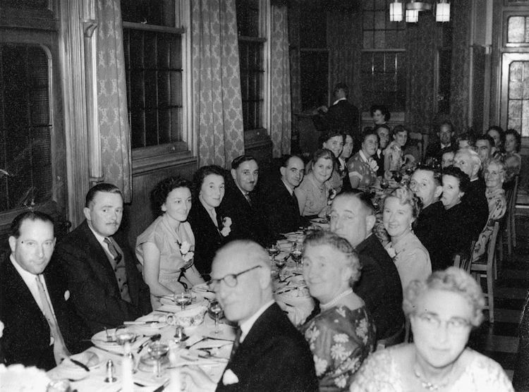 Dartmouth dinner party 1950s
