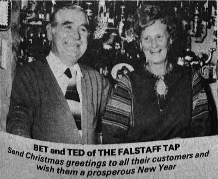 Falstaff Tap Christmas advert 1974