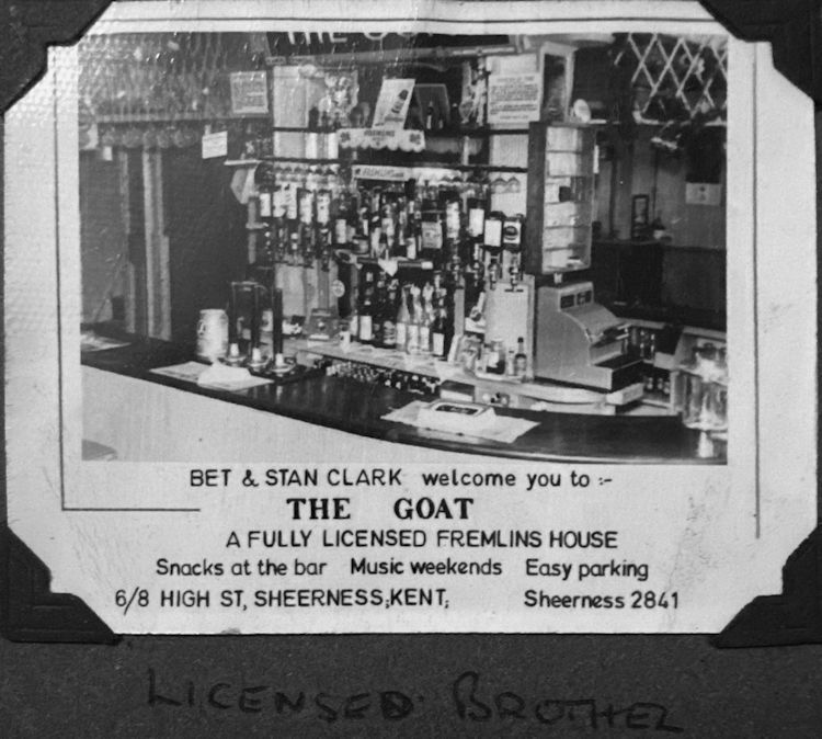 Goat card 1960s