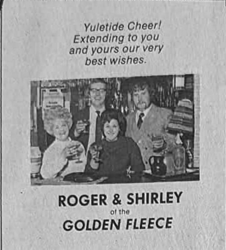 Golden Fleece Christmas advert 1971