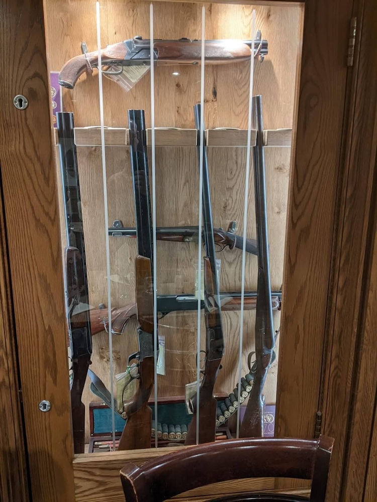 Hook and Hatchet gun caninet