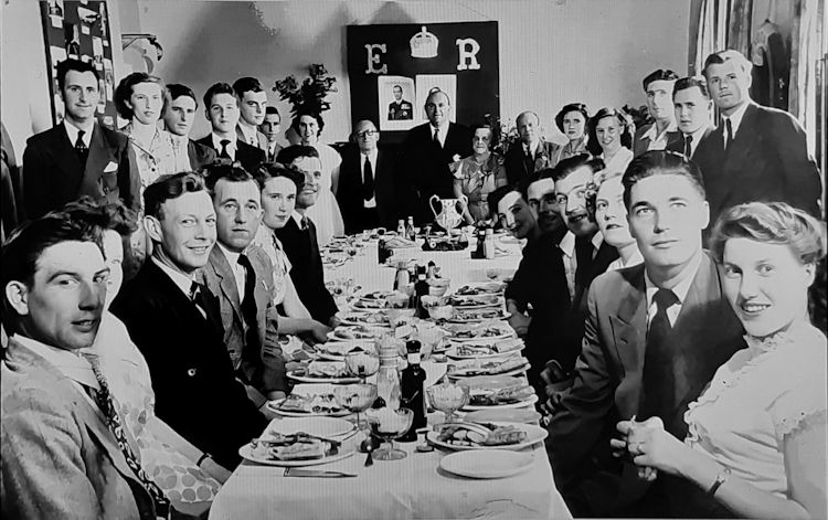 Market Inn group dinner 1953