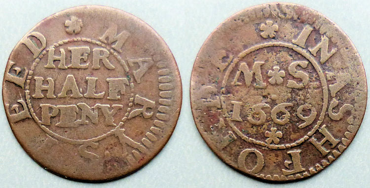 Mary Steed token 1669