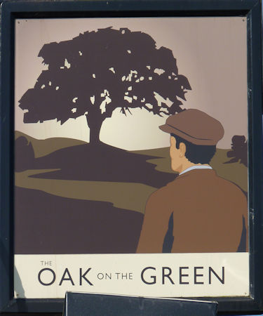 Oak on the Green sign 2014