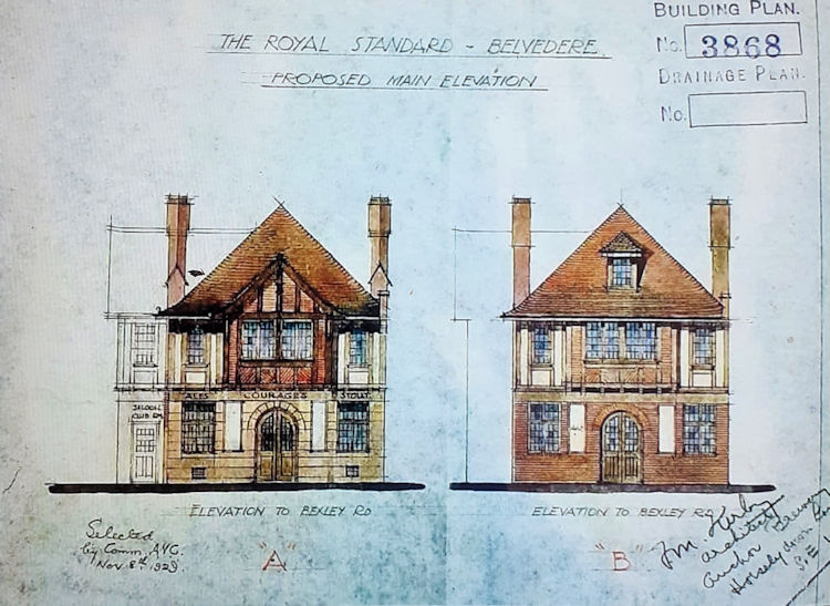 Royal Standard plans 1929