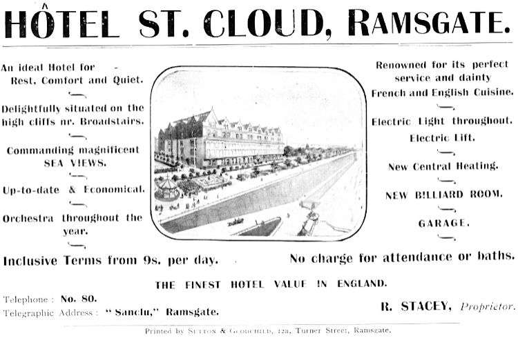 Hotel St Cloud card1900