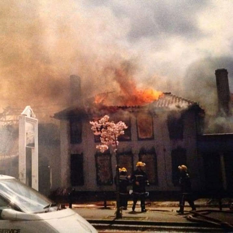 Saxon Hotel fire