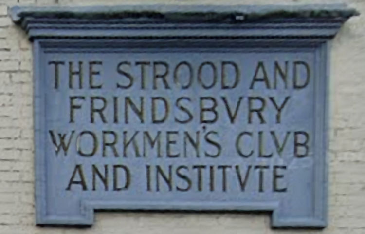 Workmans Club plaque 2024