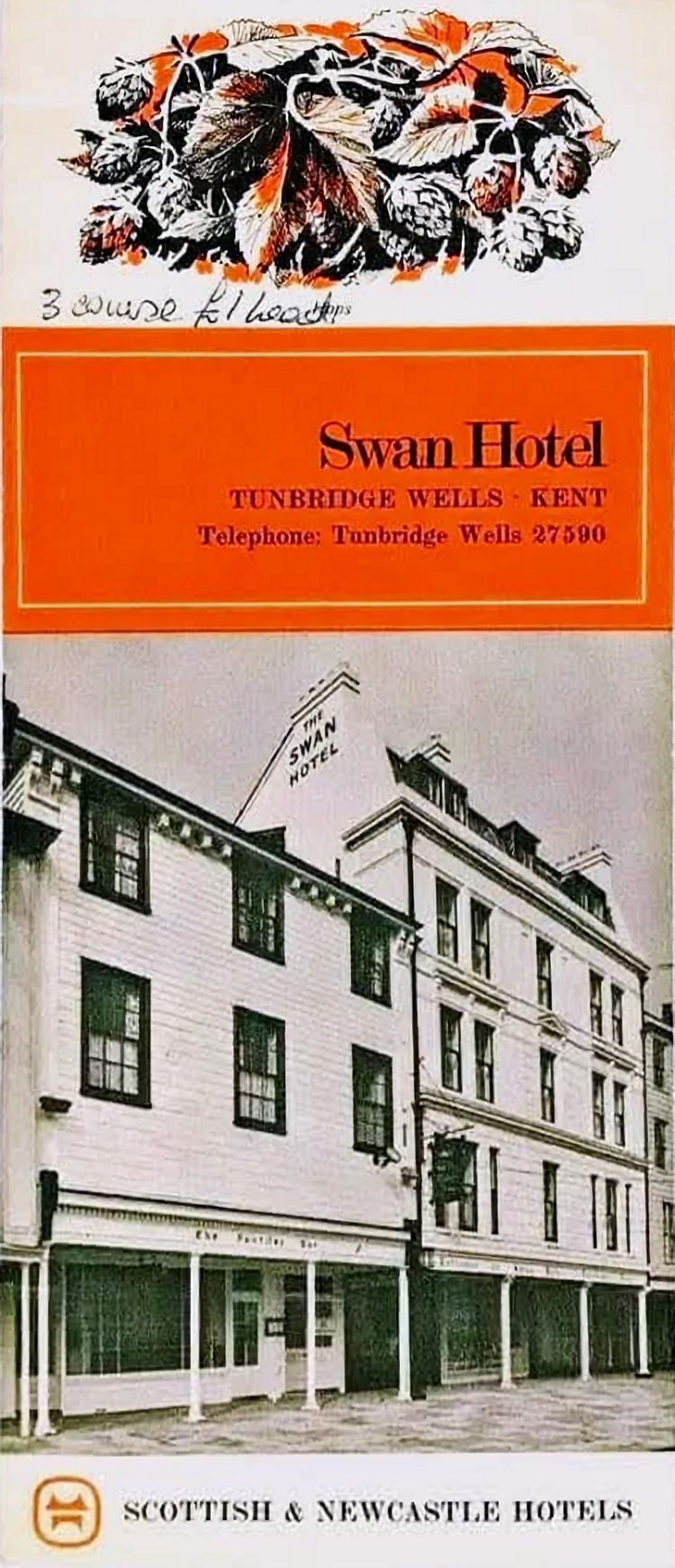 Swan hotel pamphlet