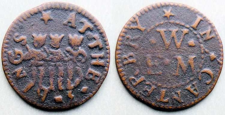 Three Kings farthing token