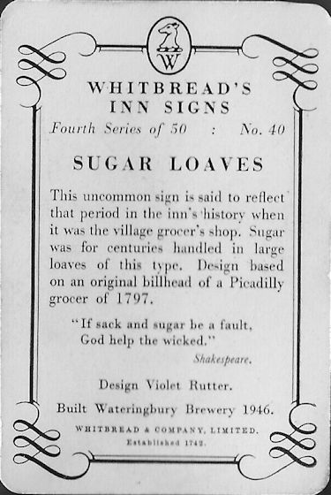 Sugar Loaves card 1955