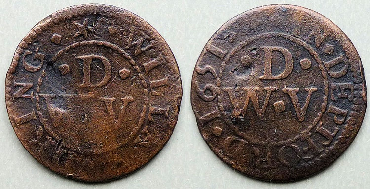 William Dring farthing token 1651