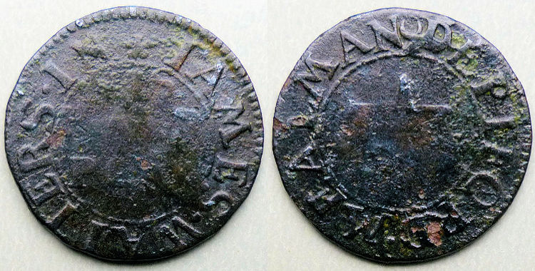 Half penny token undated