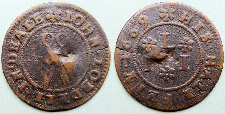 Half penny token