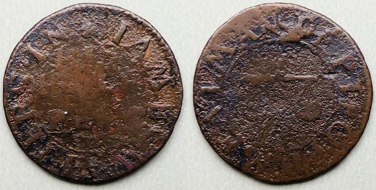 Half penny token of James Watters
