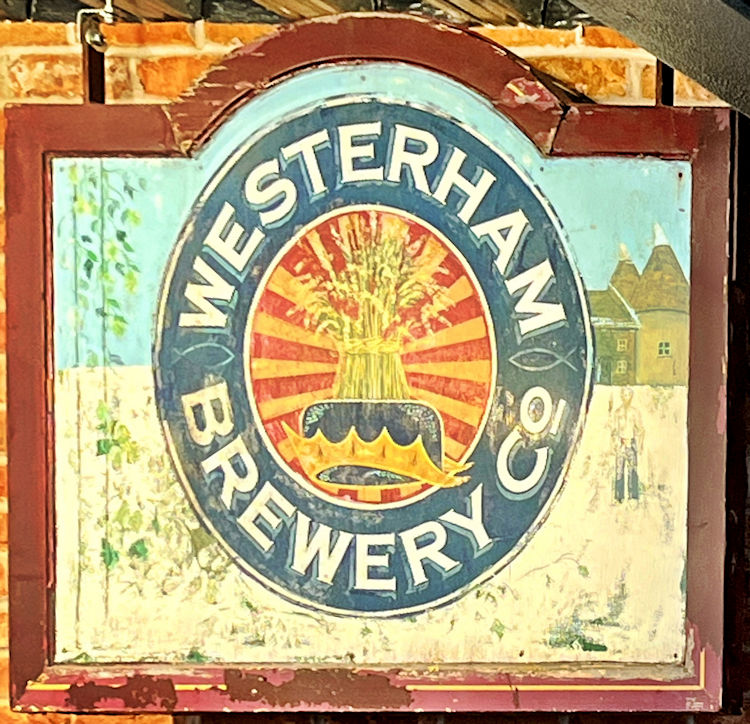 Westerham Brewery sign 2025