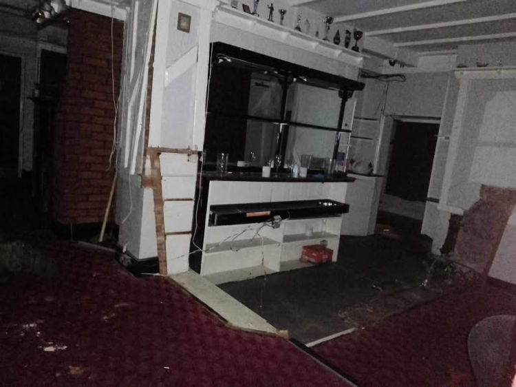 White Swan dismantled bar 2024