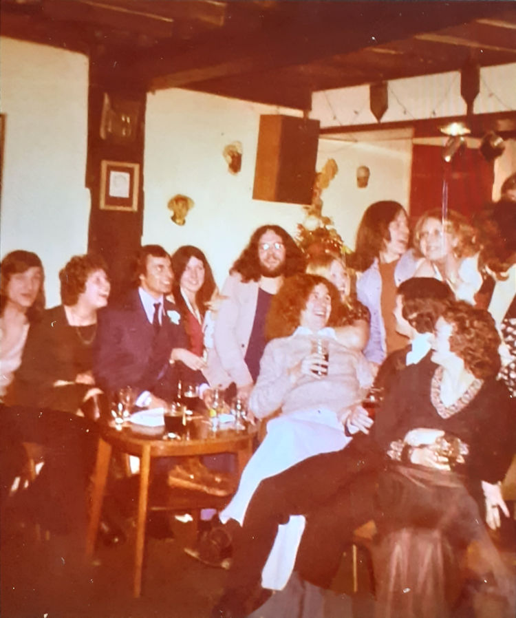 Castle wedding reception 1974