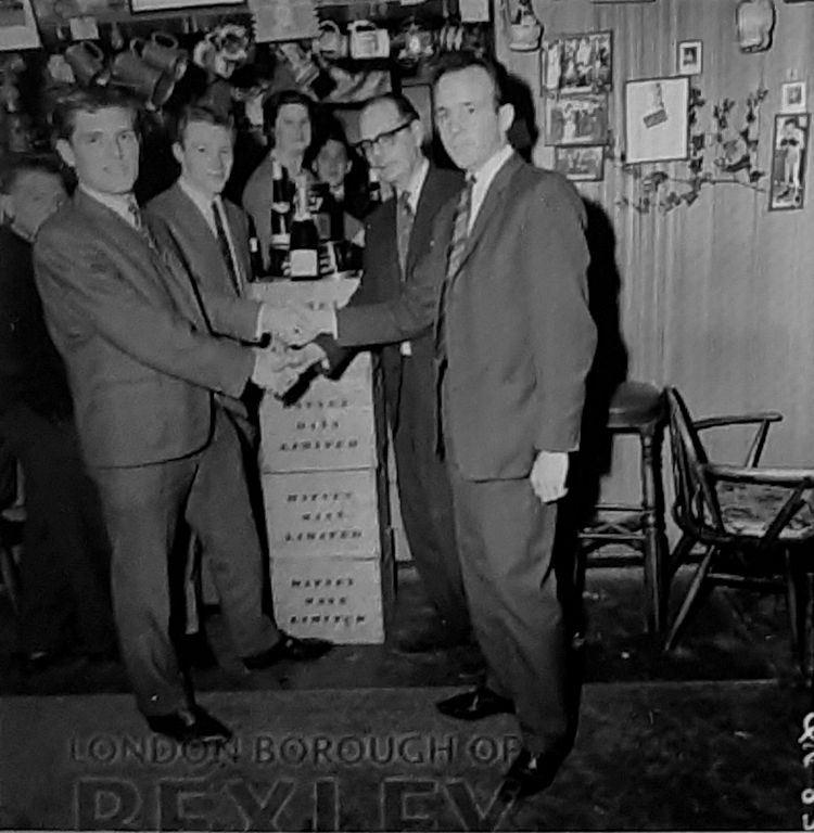 Corner Pin Charlton Athletic football presentation 1963