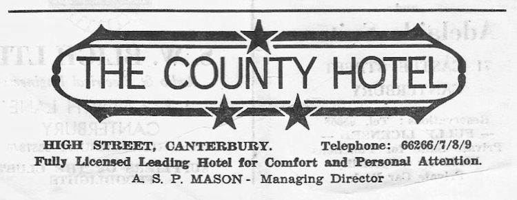County Hotel 1964