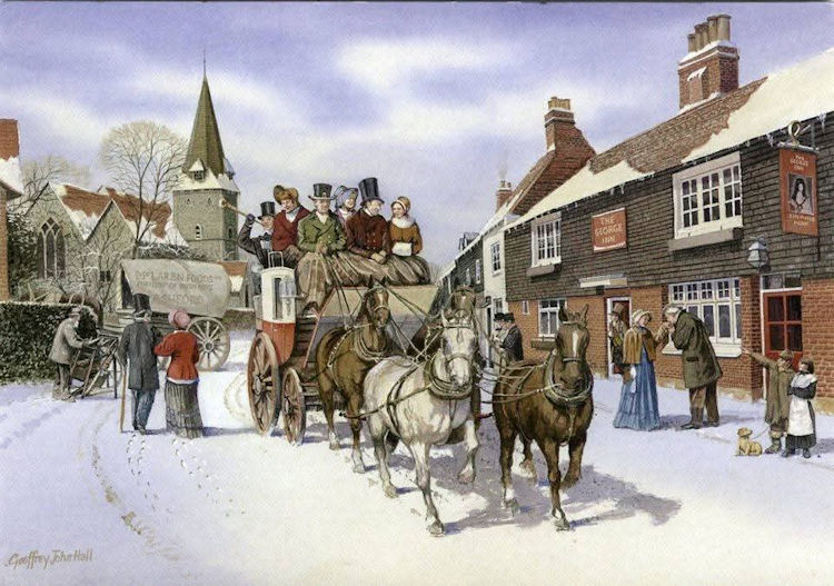 George Christmas card 1946