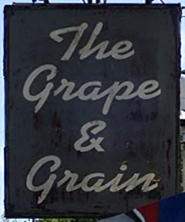 Grape and Grain sign 2025