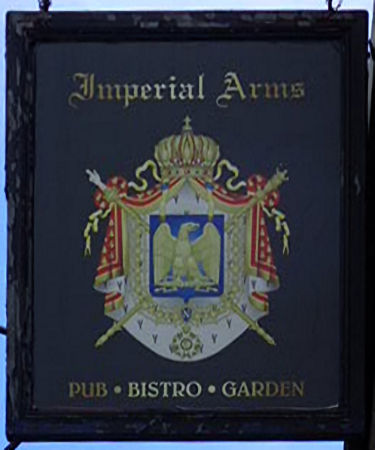 Imperial Arms sign 2025