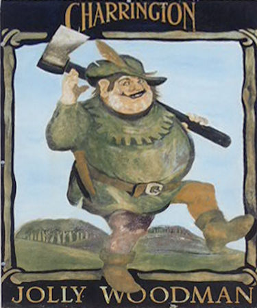 Jolly Woodman sign 2025