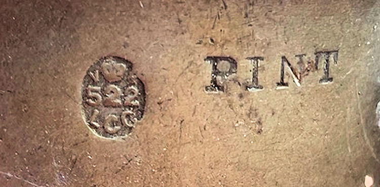 North Forelans mug hall mark 1890