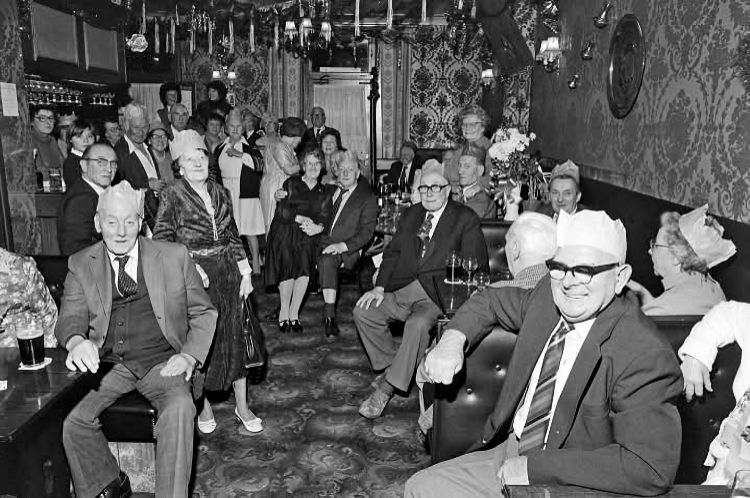 Rose and Crown Christmas party 1981