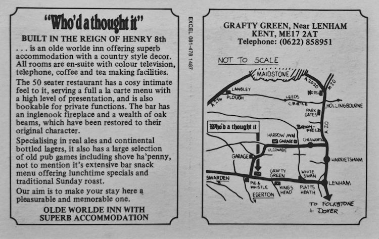 Who's a Thought It Advert