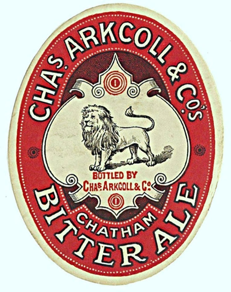 Charles Arcoll Bitter label 1911