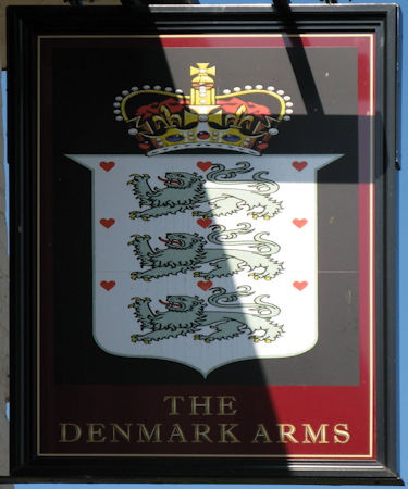 Denmark Arms sign 2007