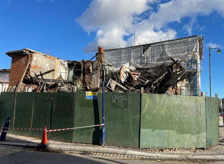 New Inn demolition 2025